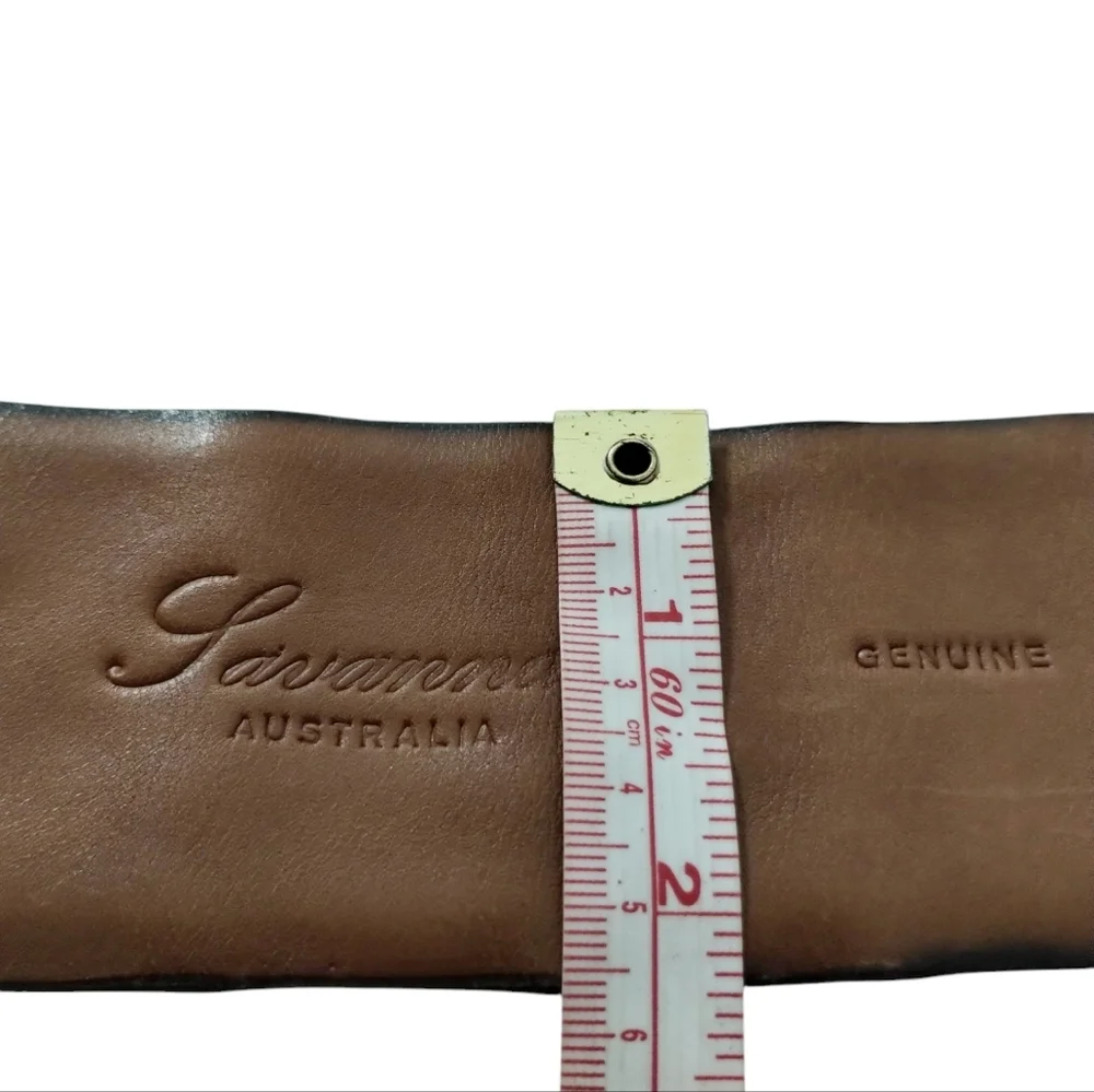 SAVANNAH Australia Brown Genuine Croc Leather Chunk 30